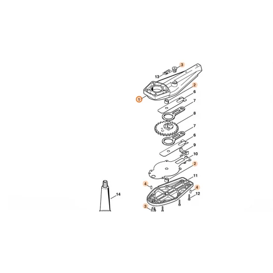 STIHL  Obudowa przekładni 4230 640 0501